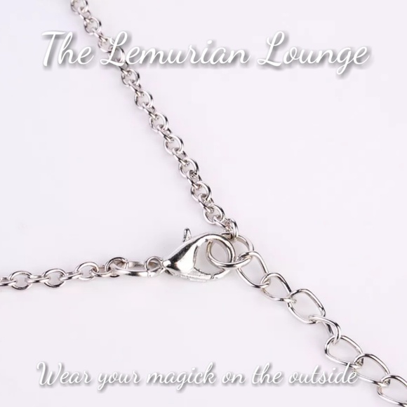 Natural Clear Quartz Chakra Boho Gypsy Necklace - Picture 4 of 4